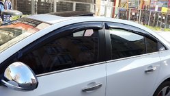 Chevrolet Cruze 2009–2015 Moulures de Vitres Inox Berline, OmsaLine - Acier Inoxydable Italien photo 2