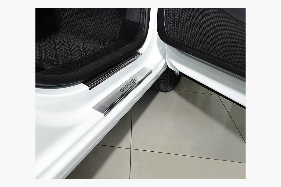 Citroen Berlingo 2008-2018 Seuils de porte Natanko (inox) Image