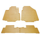 Honda Pilot 2008-2015 Tapis de sol en caoutchouc beige (4 pcs, Stingray Premium) photo 1