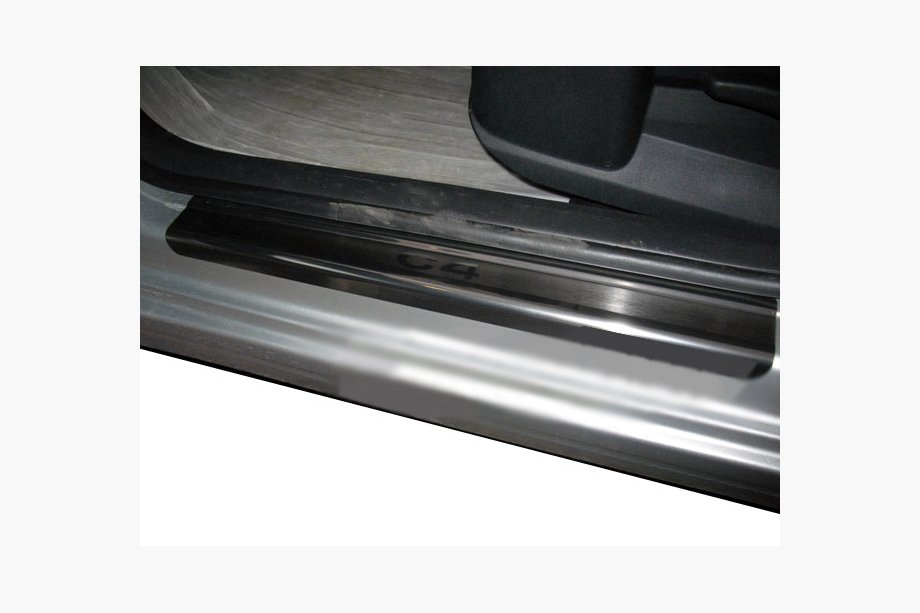 Citroen C-4 Picasso 2006-2013 Seuils de porte Natanko Premium (4 pcs, inox) Image