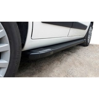 Marchepieds Latéraux Rainbow Black (2 pcs, Profilé Aluminium) Citroen Nemo 2007-2017 photo 2