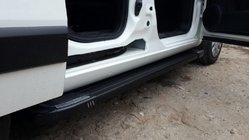 Fiat Fiorino/Qubo 2008-2024 Marchepieds Latéraux Rainbow Black (2 pcs, Profilé Aluminium) photo 7