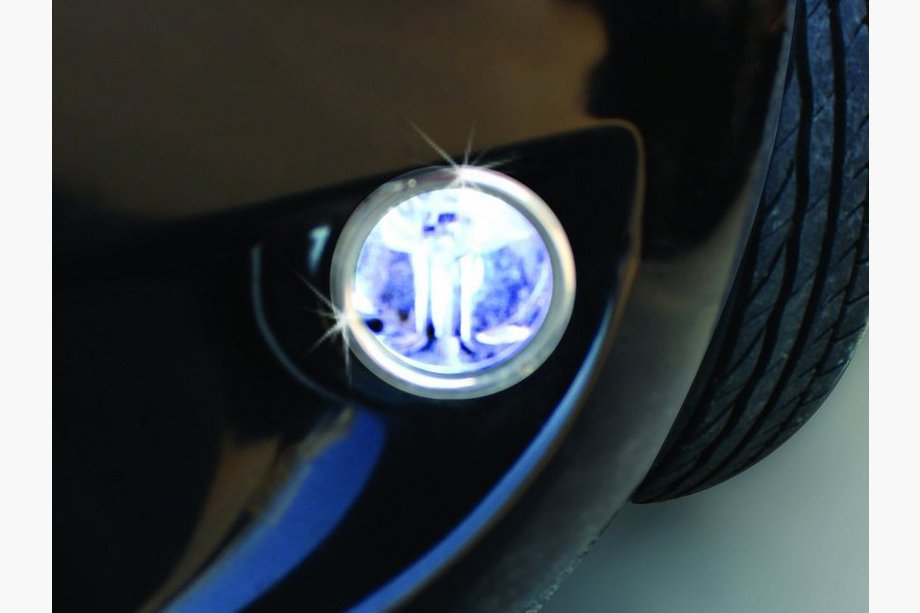 Citroen Nemo 2007-2017 Caches Antibrouillards Modèle Inférieur (2 pcs, Acier Inoxydable) Image
