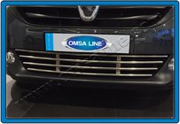 Renault Lodgy 2013-2022 Grille de pare-chocs inox photo 2