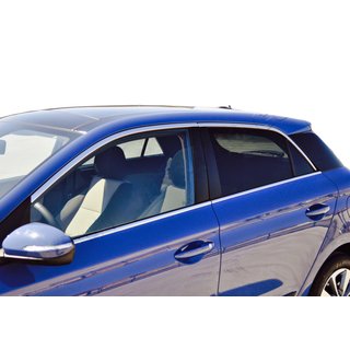 Kit complet d'encadrements de vitres (10 pcs, inox) Hyundai I-20 2014-2020 photo 1