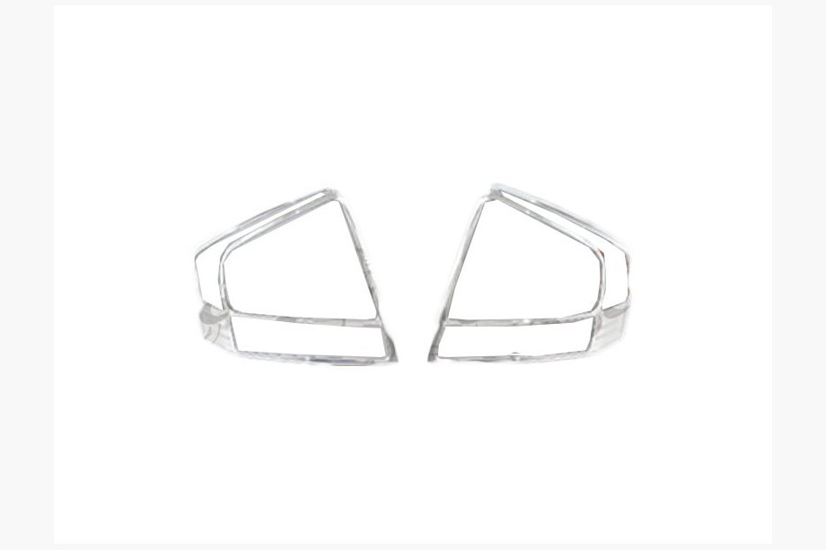 Kia Cerato 1 2004-2009 Caches chromés pour feux arrière (2 pcs, plastique) Image