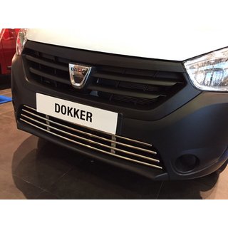 Grille de pare-chocs inox Dacia Dokker 2013-2022 photo 4