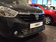 Renault Lodgy 2013-2022 Grille de pare-chocs inox photo 8