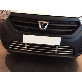 Grille de pare-chocs inox Dacia Dokker 2013-2022 photo 1
