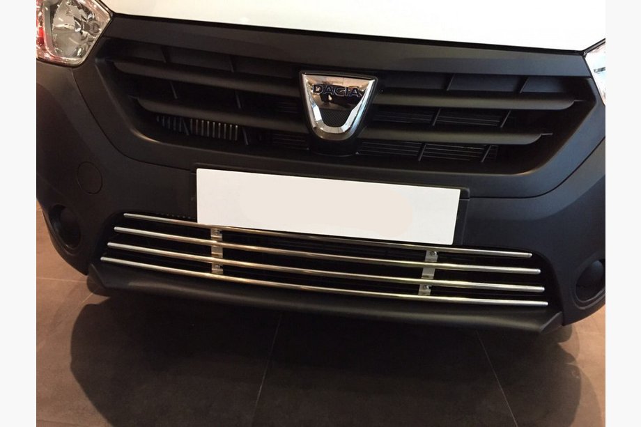 Renault Dokker 2013-2022 Grille de pare-chocs inox Image
