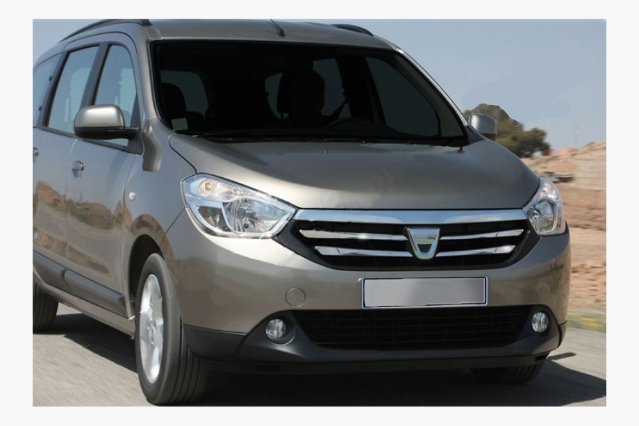 Renault Lodgy 2013-2022 Couvre-calandre (4 pcs, inox) Image
