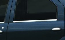 Renault Logan I 2005-2008 (Carmos) Encadrement de Vitres Inox photo 1