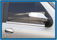 Fiat Albea 2002-2012 Encadrement extérieur de vitres inox (4 pcs) photo 1