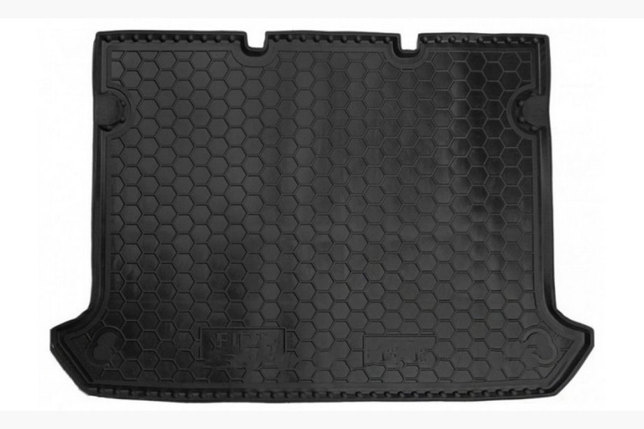 Fiat Doblo I 2001-2005 Tapis de coffre sans filet base courte 5 places (Autogumm, caoutchouc) Photo 1