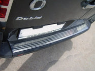 Fiat Doblo I 2005-2010 Protection de Pare-chocs Arrière OmsaLine Inox Mat photo 1
