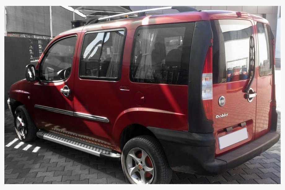 Fiat Doblo I 2005-2010 Marchepieds Latéraux Allmond Grey (2 pcs, Aluminium) Empattement Maxi Photo 3