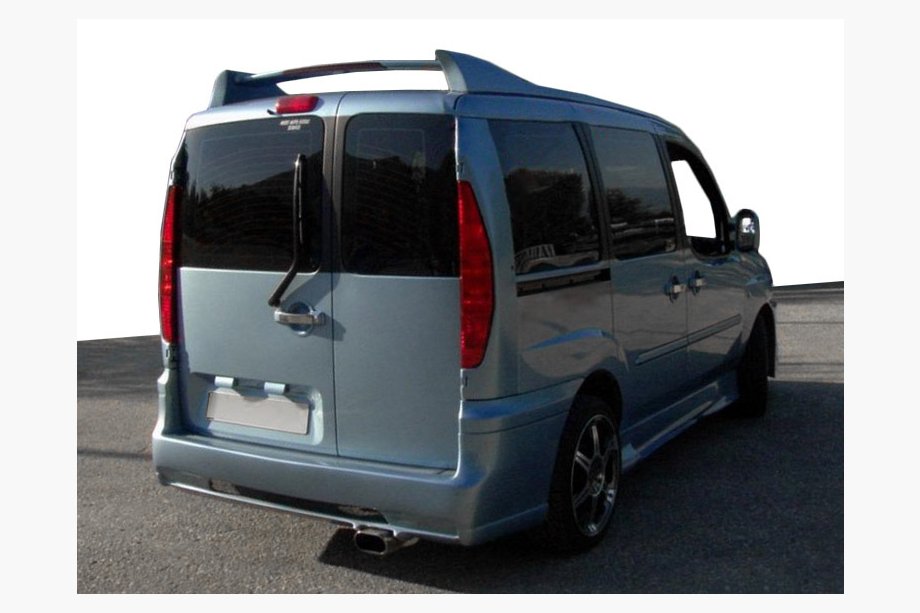 Fiat Doblo I 2001-2005 Barres de toit avec becquet HRV-type (apprêtées pour peinture) Photo 1