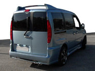Fiat Doblo I 2005-2010 Barres de toit avec becquet HRV-type (apprêtées pour peinture) photo 4