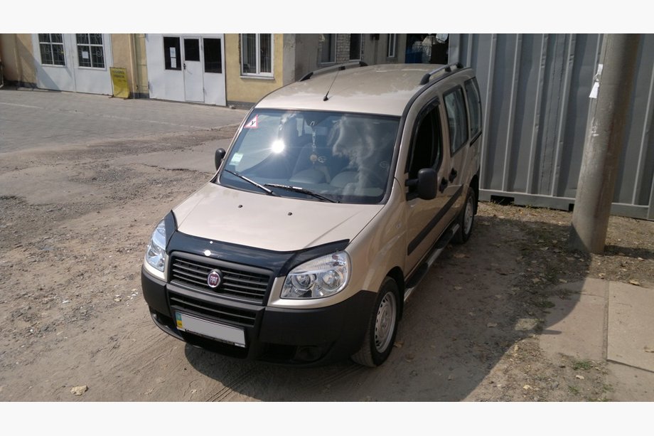 Fiat Doblo I 2005-2010 Barres de Toit Chromées Base Maxi, Pieds Metalliques Photo 14