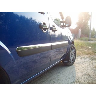 Moulures de Portes Modèle Étroit (4 pcs, Inox) Fiat Doblo I 2005-2010 photo 2