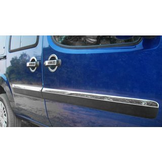 Moulures de Portes Modèle Étroit (4 pcs, Inox) Fiat Doblo I 2005-2010 photo 1