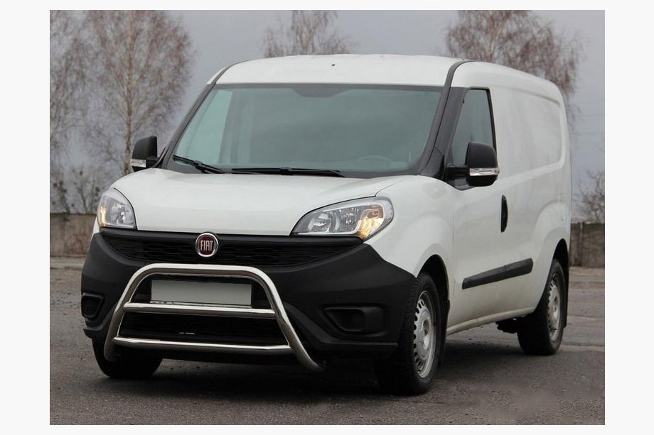 Fiat Doblo II 2010-2022 Pare-buffle WT022 (Inox) Image