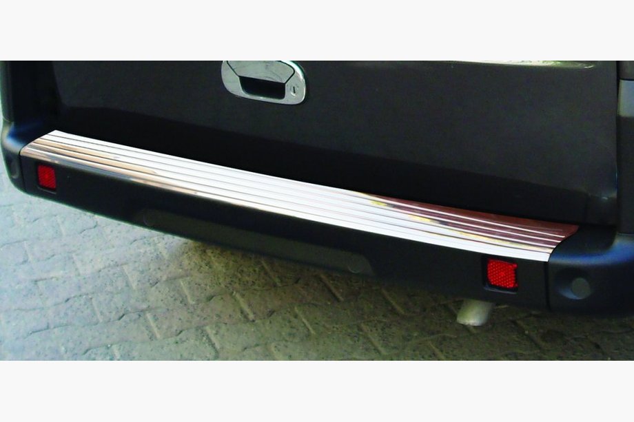 Fiat Doblo I 2005-2010 Protection de Pare-chocs Arrière OmsaLine Inox Photo 2