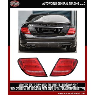 Feux arrière LED (2007-2011, 2 pièces) Mercedes C-class W204 2007-2015
