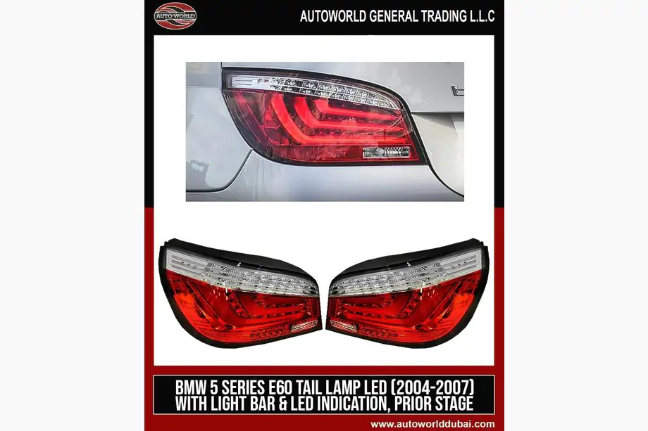 BMW 5 Series E60/E61 2003-2010 Feux arrière LED (2 pcs) Image
