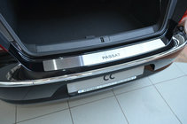 Volkswagen Passat CC 2008-2017 Protection de pare-chocs arrière Natanika (inox) photo 1