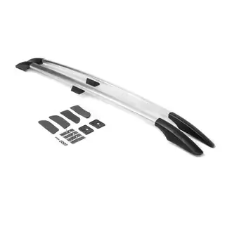 Barres de toit CHROME (embouts plastiques) photo 3