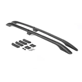 Barres de Toit en Aluminium (Caravan, Noir)