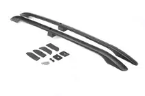 Peugeot Partner Tepee 2008-2018 Barres de Toit Noires photo 2