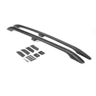 Barres de toit noires (pieds en plastique)