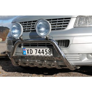 Pare-buffle WT003 (Inox) Volkswagen T5 Transporter 2003-2010 photo 3