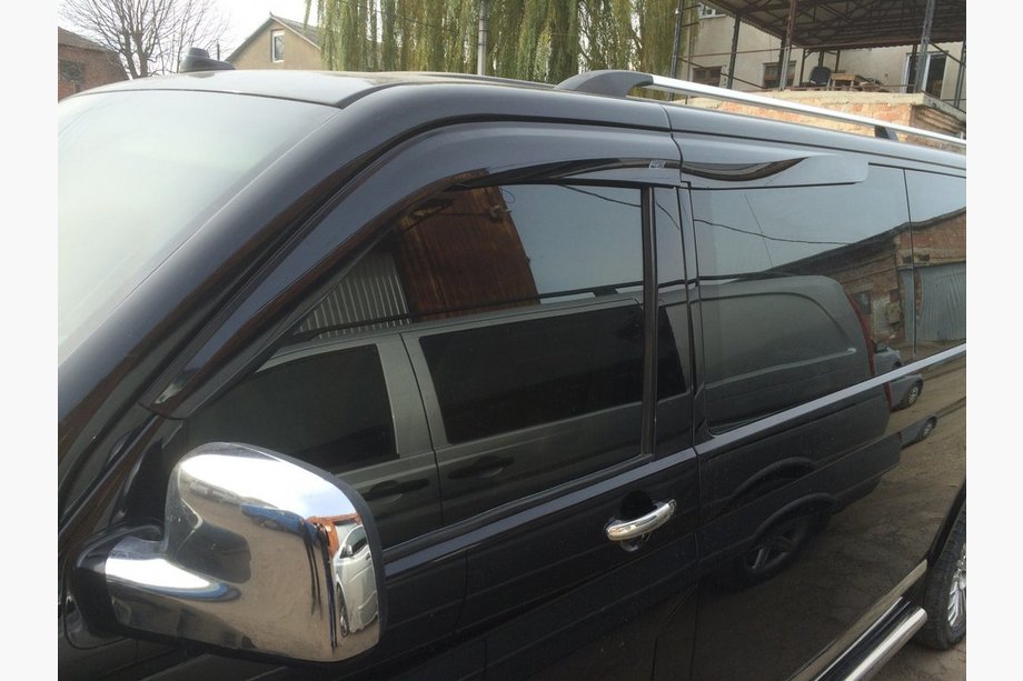 Volkswagen T5 Transporter 2003-2010 Déflecteurs de Vitres (4 pcs, Sunplex Sport) Image