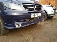 Mercedes Vito W639 2004-2014 Extension de pare-chocs avec 4 phares (apprêtée pour peinture) photo 4