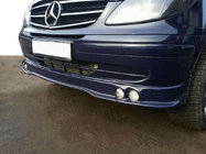Mercedes Vito W639 2004-2014 Extension de pare-chocs avec 4 phares (apprêtée pour peinture) photo 1