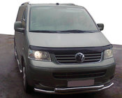 Volkswagen T5 Multivan 2003–2010 Barre inférieure double tube 70/48mm inox photo 1