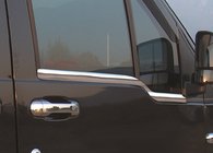 Ford Connect 2010-2013 Encadrement extérieur de vitres (2 pcs, inox) Carmos - Acier Inoxydable Turc photo 1