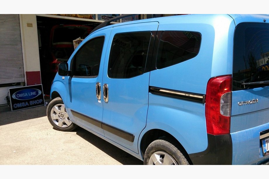 Peugeot Bipper 2008-2017 Seuils de porte en acier inoxydable (2 pcs) Photo 2