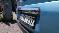 Peugeot Bipper 2008-2017 Baguette chromée au-dessus de la plaque d'immatriculation (inox) OmsaLine - Inox Italien photo 4