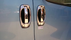 Citroen Nemo 2007-2017 Couvre-poignées et contours chromés (8 pcs, inox) OmsaLine - Acier Inoxydable Italien photo 6