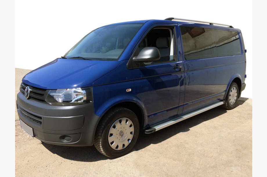 Volkswagen T5 2010-2015 Marchepieds Latéraux Maya V2 (2 pcs, Aluminium) Image