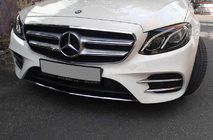 Mercedes E-class W213 2016-2023 Caches latéraux en acier inox pour pare-chocs avant 2016-2019 photo 2