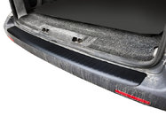 Volkswagen T5 Multivan 2003–2010 Protection de pare-chocs arrière avec rebord (plastique ABS) Mat photo 1