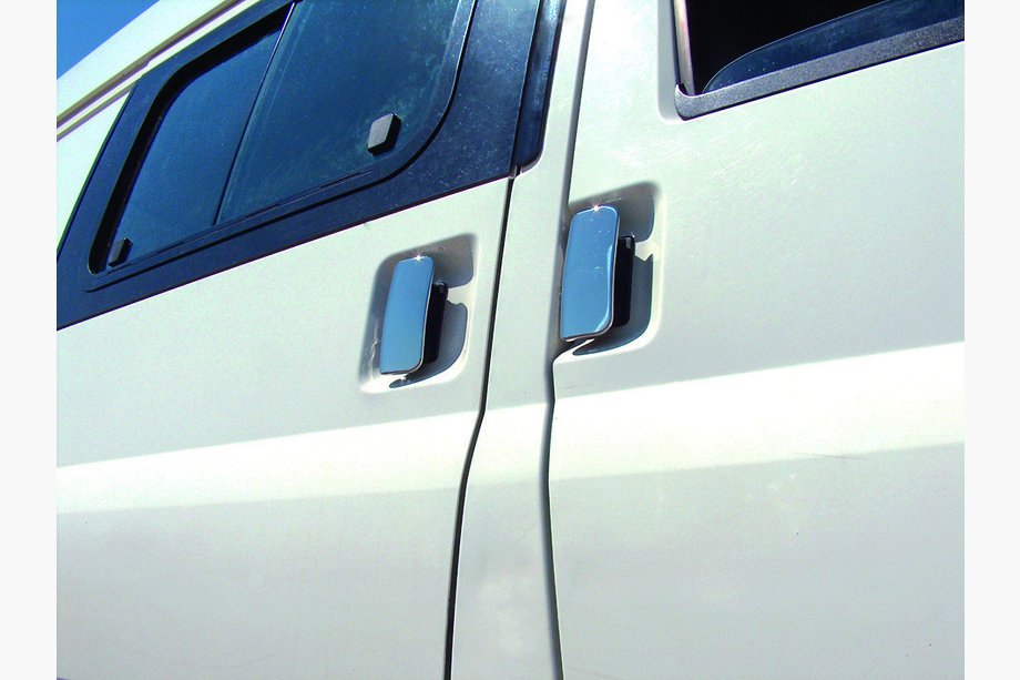 Ford Transit 2000–2014 Couvre-poignées de porte en acier inoxydable Image