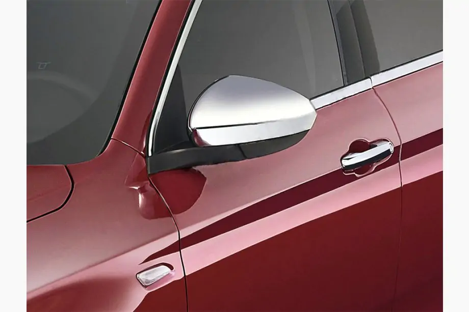 Fiat Tipo 2016- Coques de Rétroviseurs Chromées (2 pcs, plastique) Image