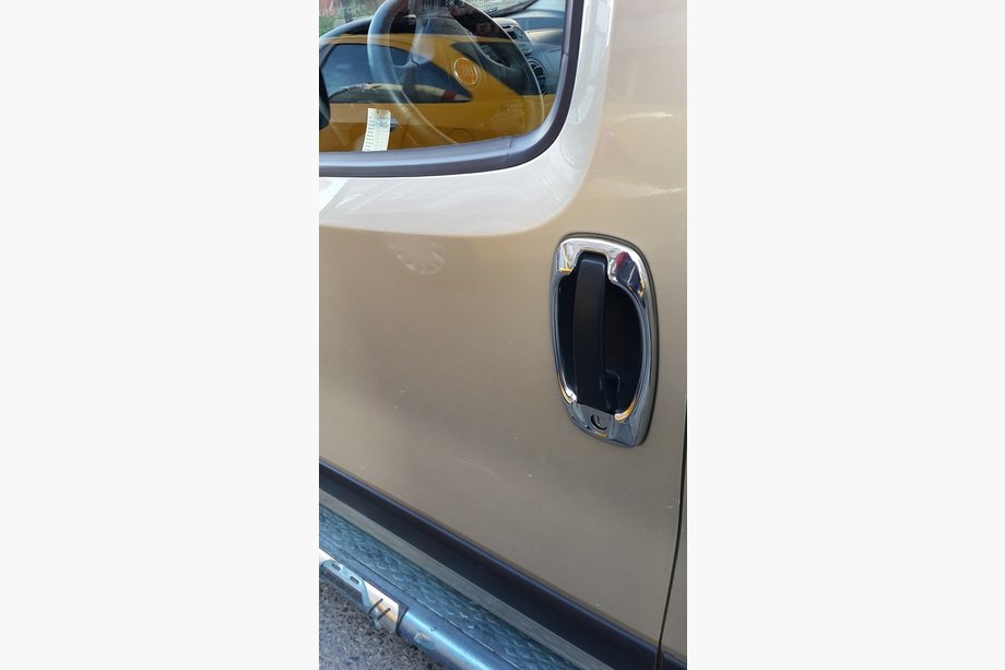 Fiat Fiorino/Qubo 2008-2024 Couvre-poignées (4 pcs, inox) Photo 2