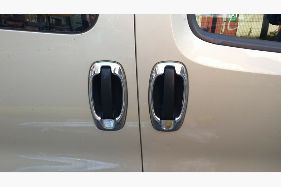 Fiat Fiorino/Qubo 2008-2024 Couvre-poignées (4 pcs, inox) Photo 9